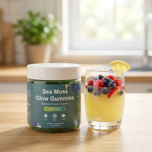 Sea Moss Glow Gummies trio